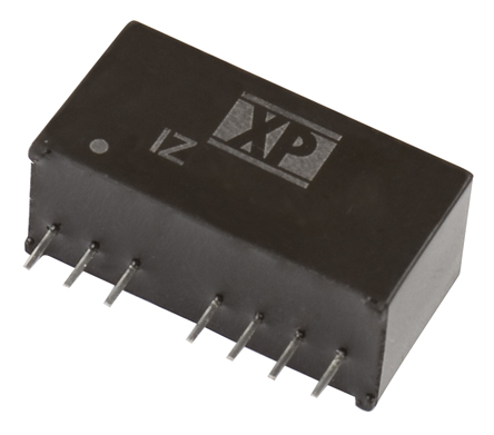 XP Power IZ DC-DC Converter, ±5V dc/ ±300mA Output, 4.5 → 9 V dc Input, 3W, Through Hole, +100°C Max Temp -40°C