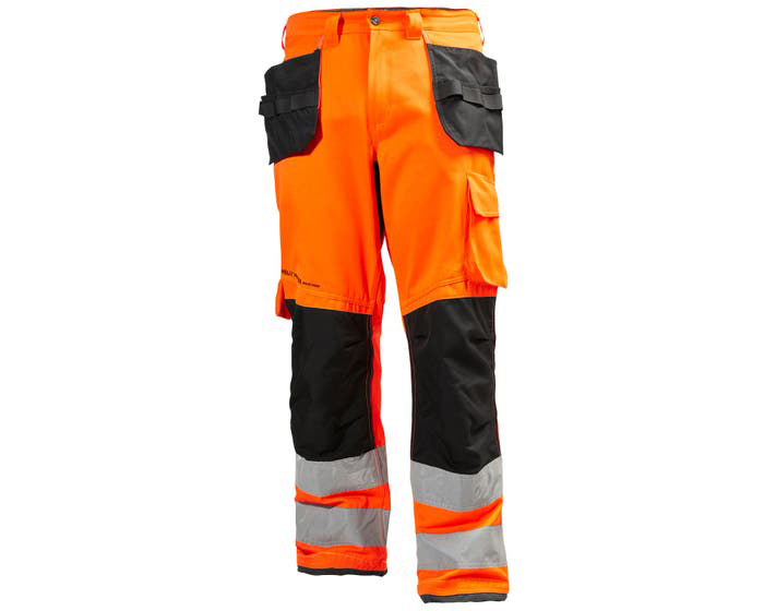 Helly Hansen Alna Yellow, White, Black, Green Hi Vis Work Trouser 41 in D112