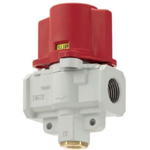 SMC 15bar Pressure Relief Valve With Female G 3/8 in G Connection and a 6.35mm Exhaust Port