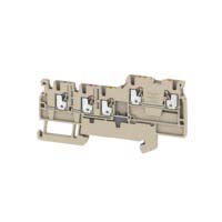 Weidmuller 1992230000 Beige, 1.5mm², 2-Level, Push In Termination