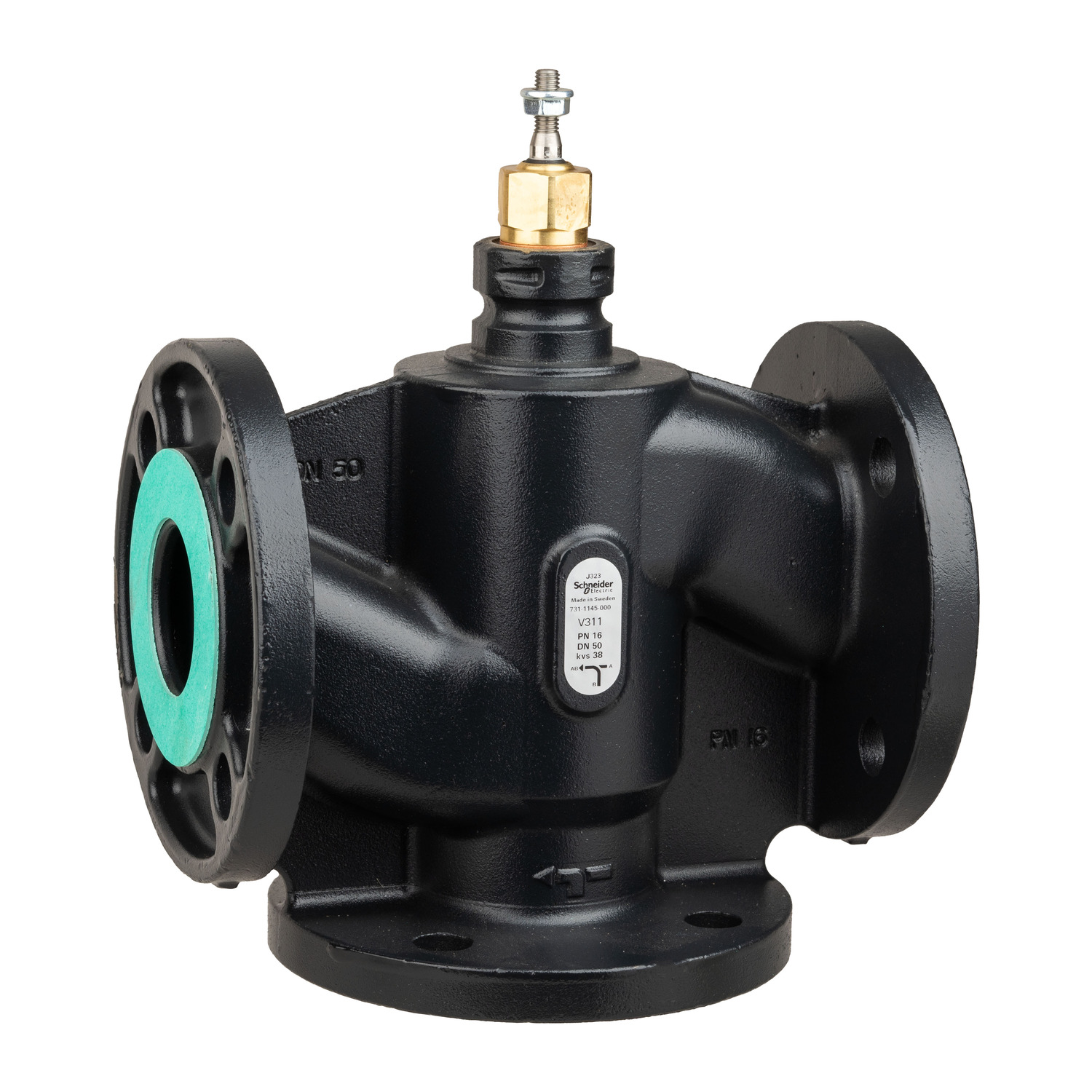 Schneider Electric Cast Iron Globe Valve 7311145000, Rp Internal 399.9 kPa