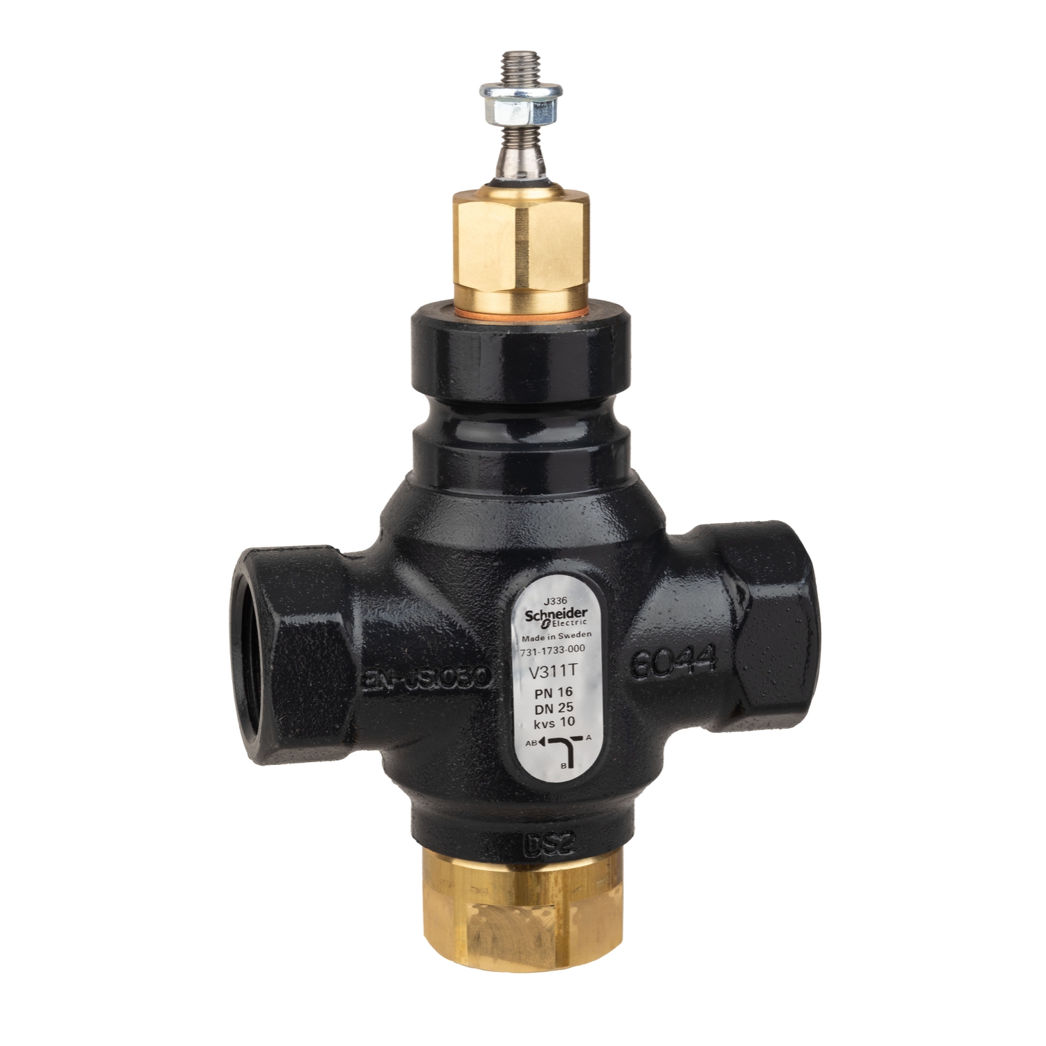 Schneider Electric Cast Iron Globe Valve 7311733000, Rp Internal 399.9 kPa