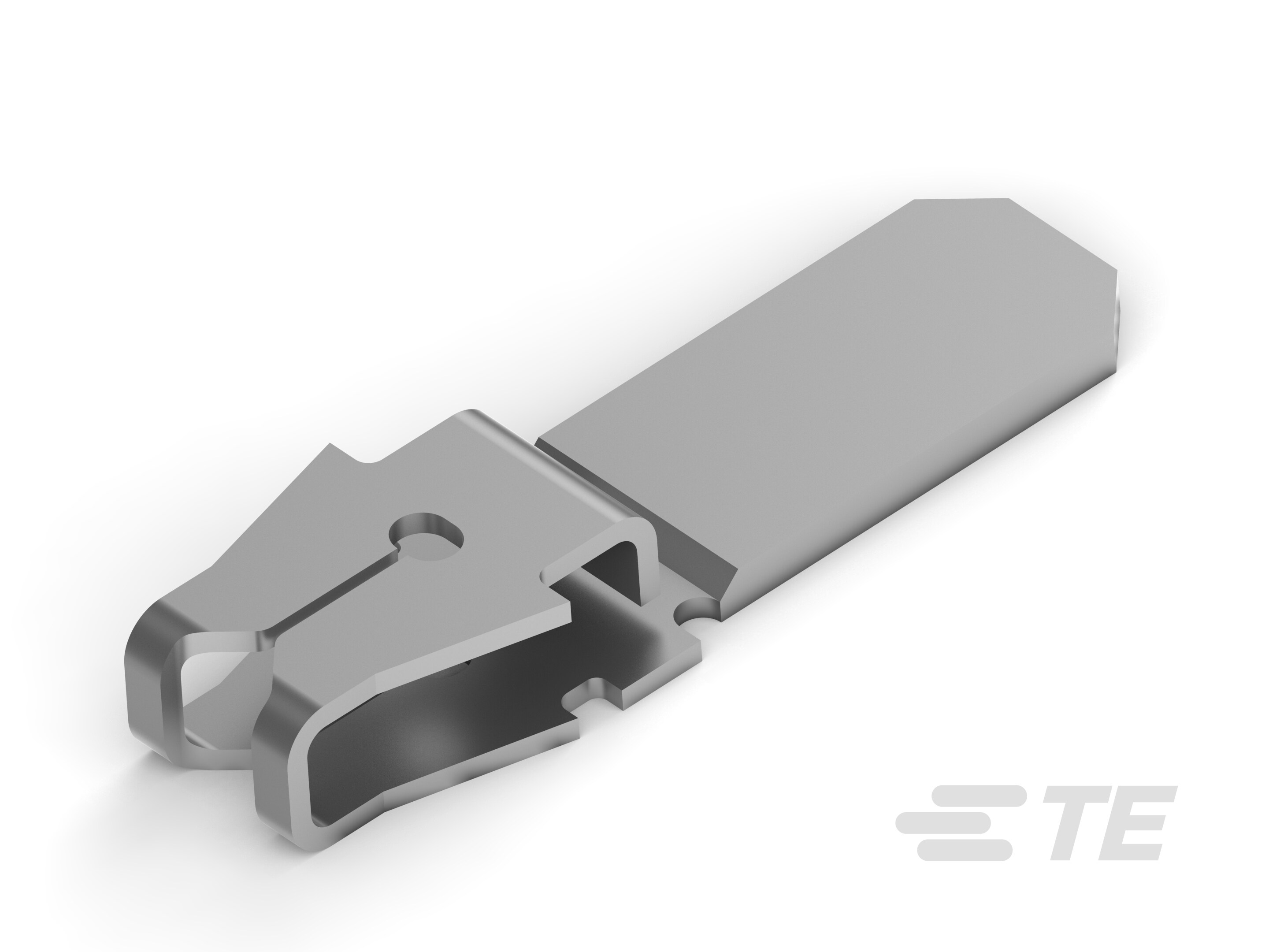 TE Connectivity MAG-MATE Uninsulated Crimp Ring Terminal, 36AWG to 29AWG, Silver