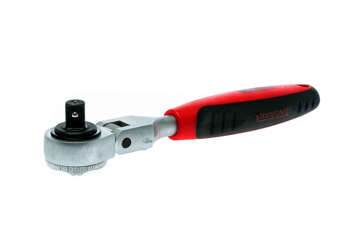 3800-72sn Teng Tools 3/8 in Square Ratchet with Ratchet Handle, 36 mm Overall