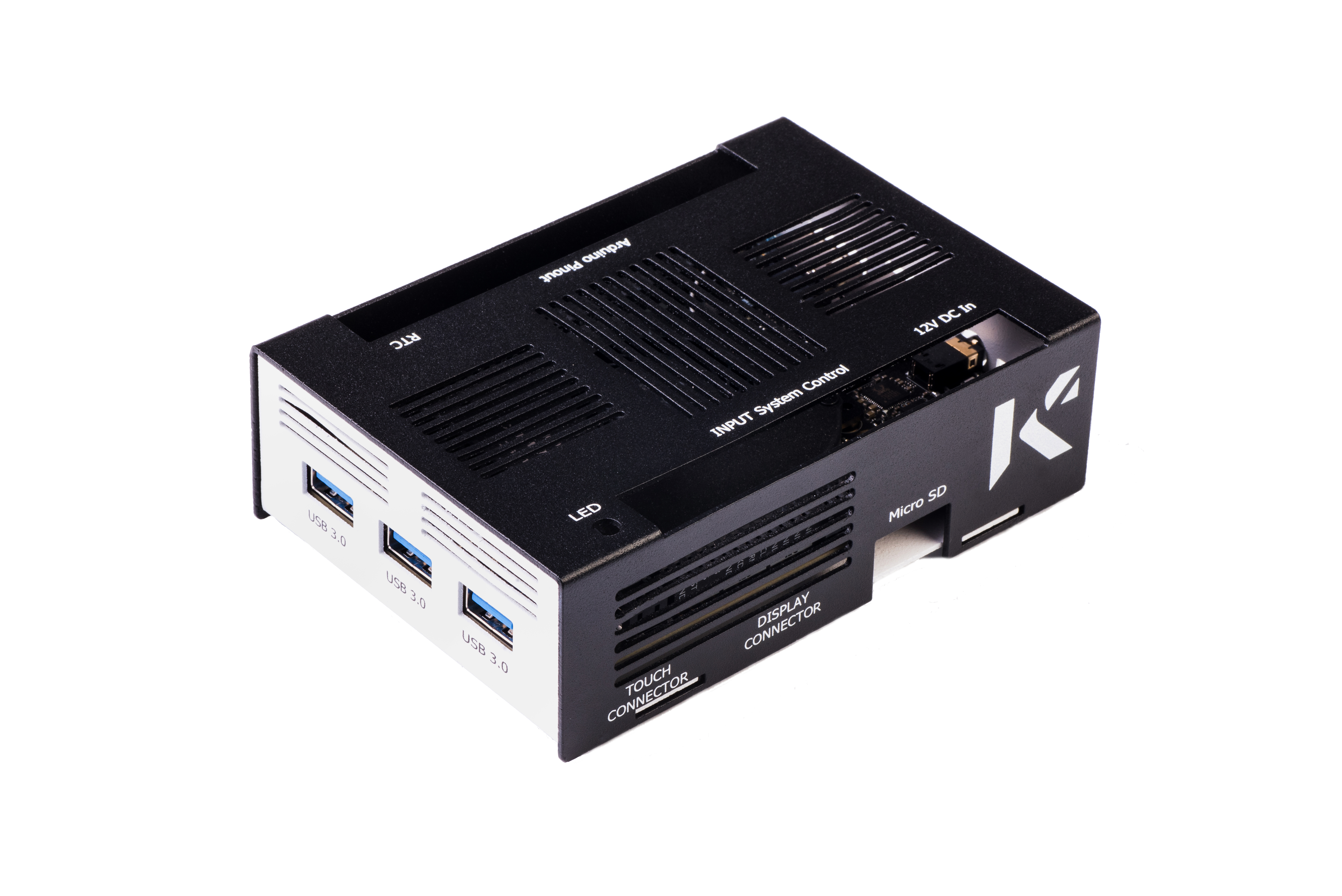 KKSB Development Board Case 7350001160467 for LattePanda Alpha and LattePanda Delta,  Black, White