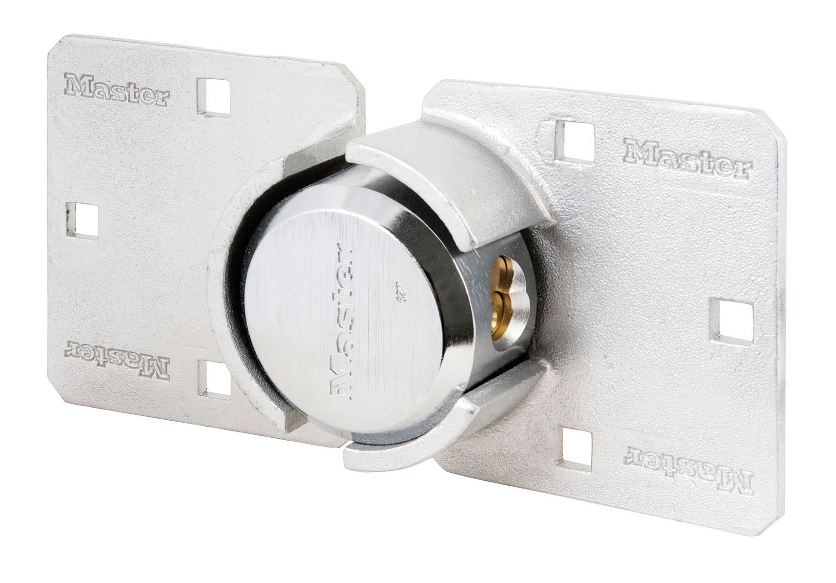 Master Lock Hardened Steel Hasp & Staple, 14 mm 230 mm