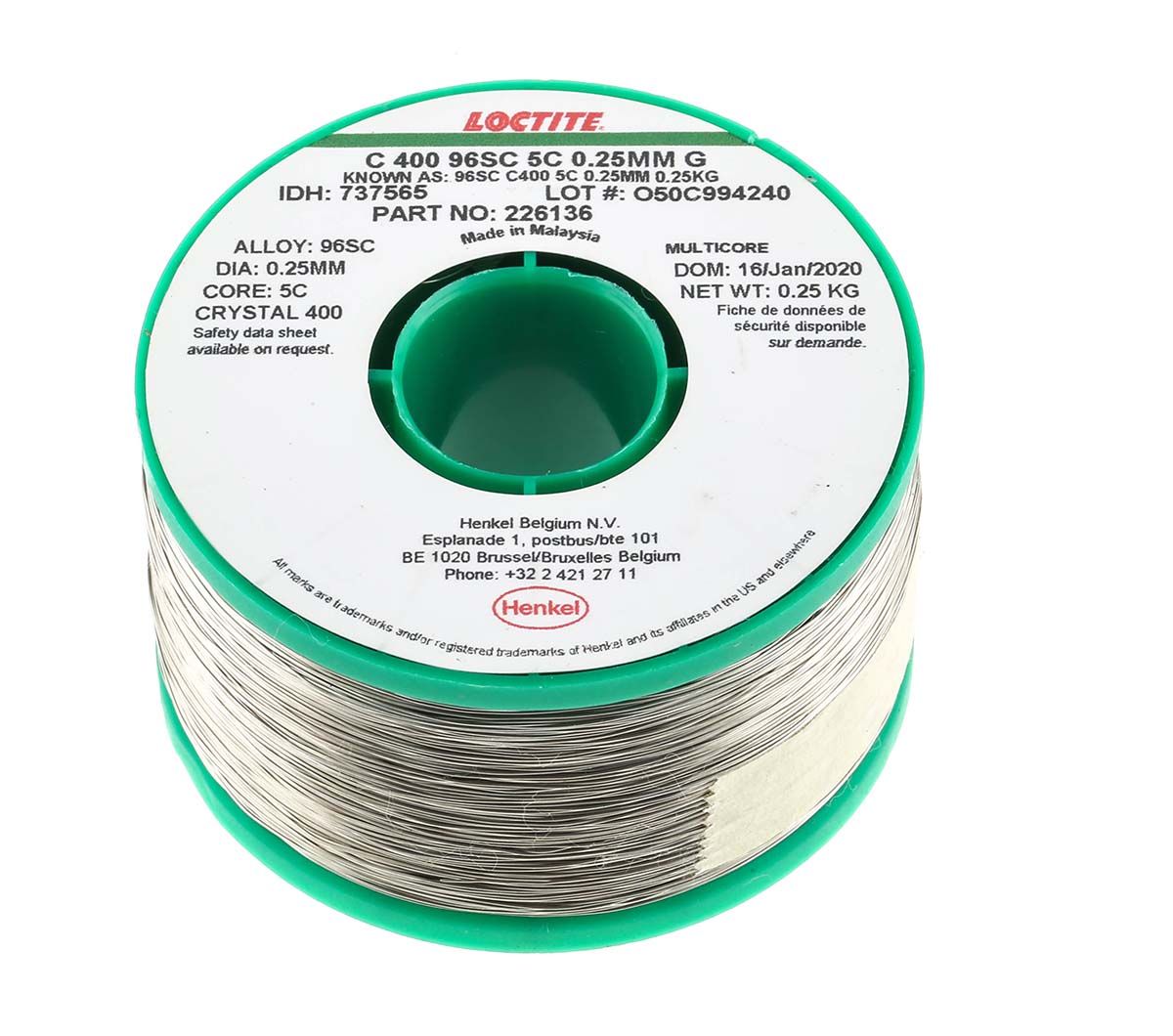 Multicore Wire, 0.25 mm Lead Free Solder, 217 °C Melting Point