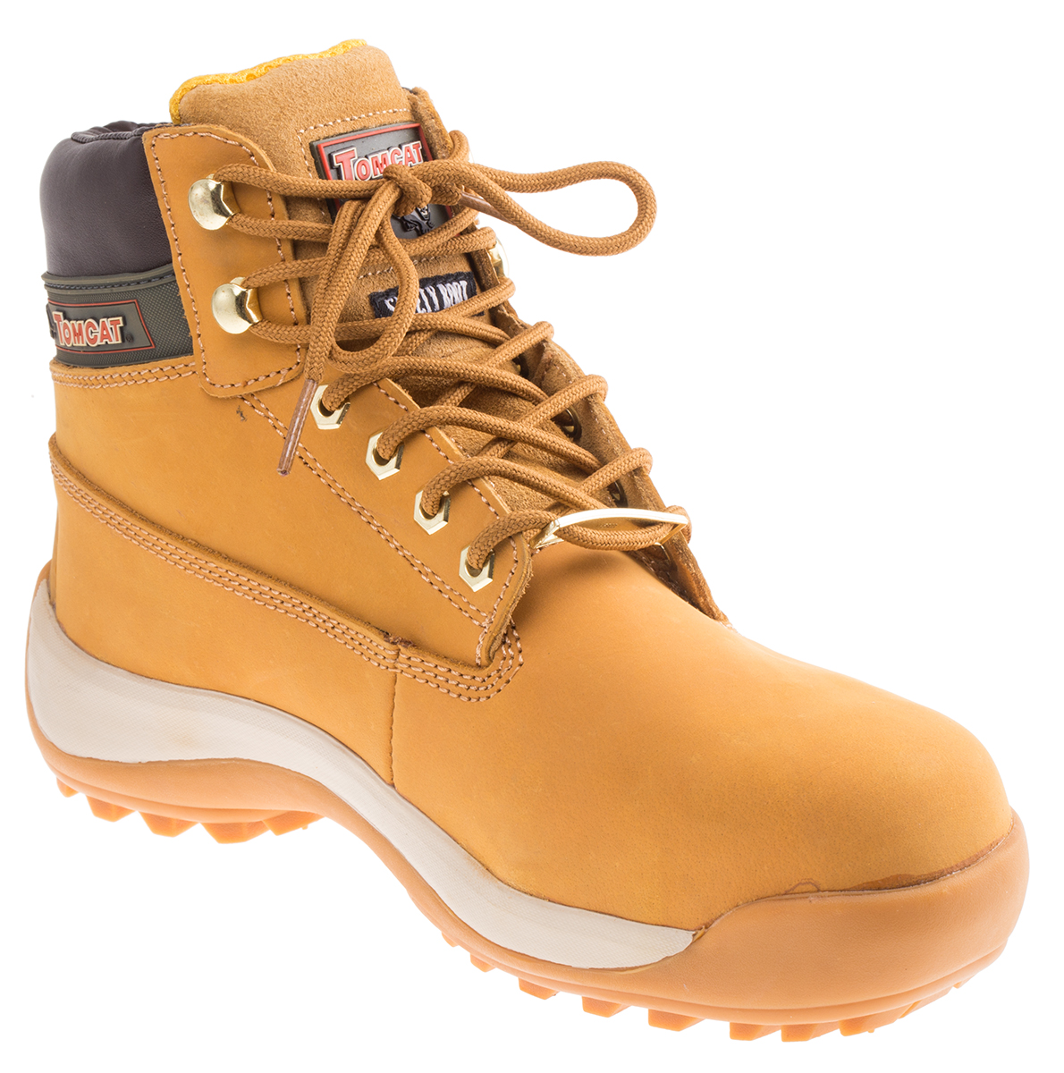 Rockfall Orlando Honey Steel Toe Capped Men's Ankle Safety Boots 7, EU 41 EN ISO 20345:2011