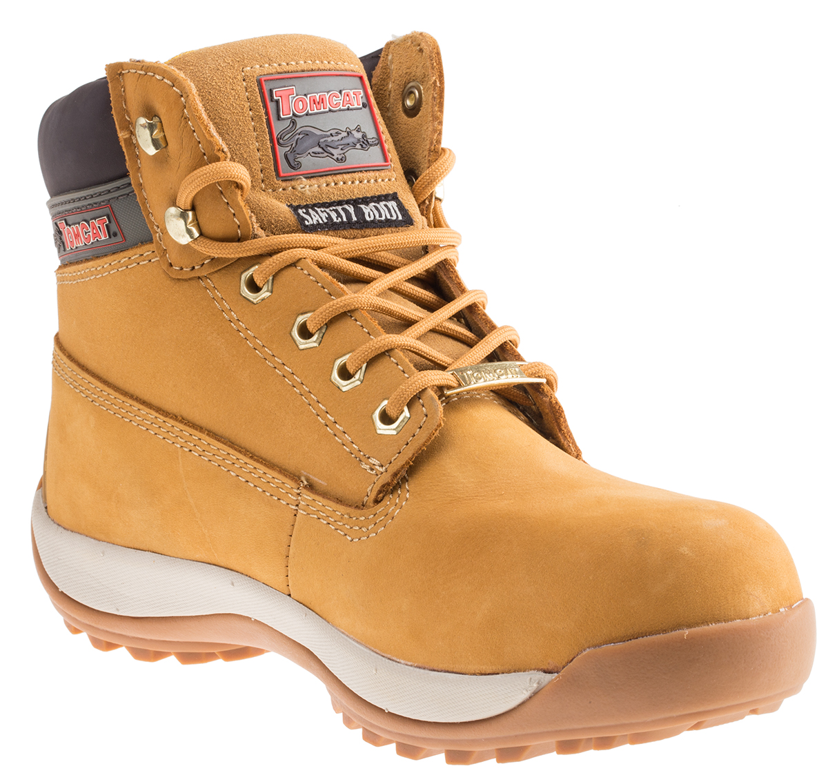 Rockfall Honey Steel Toe Capped Men's Ankle Safety Boots 8, EU 42 EN ISO 20345:2011 S3 SRC