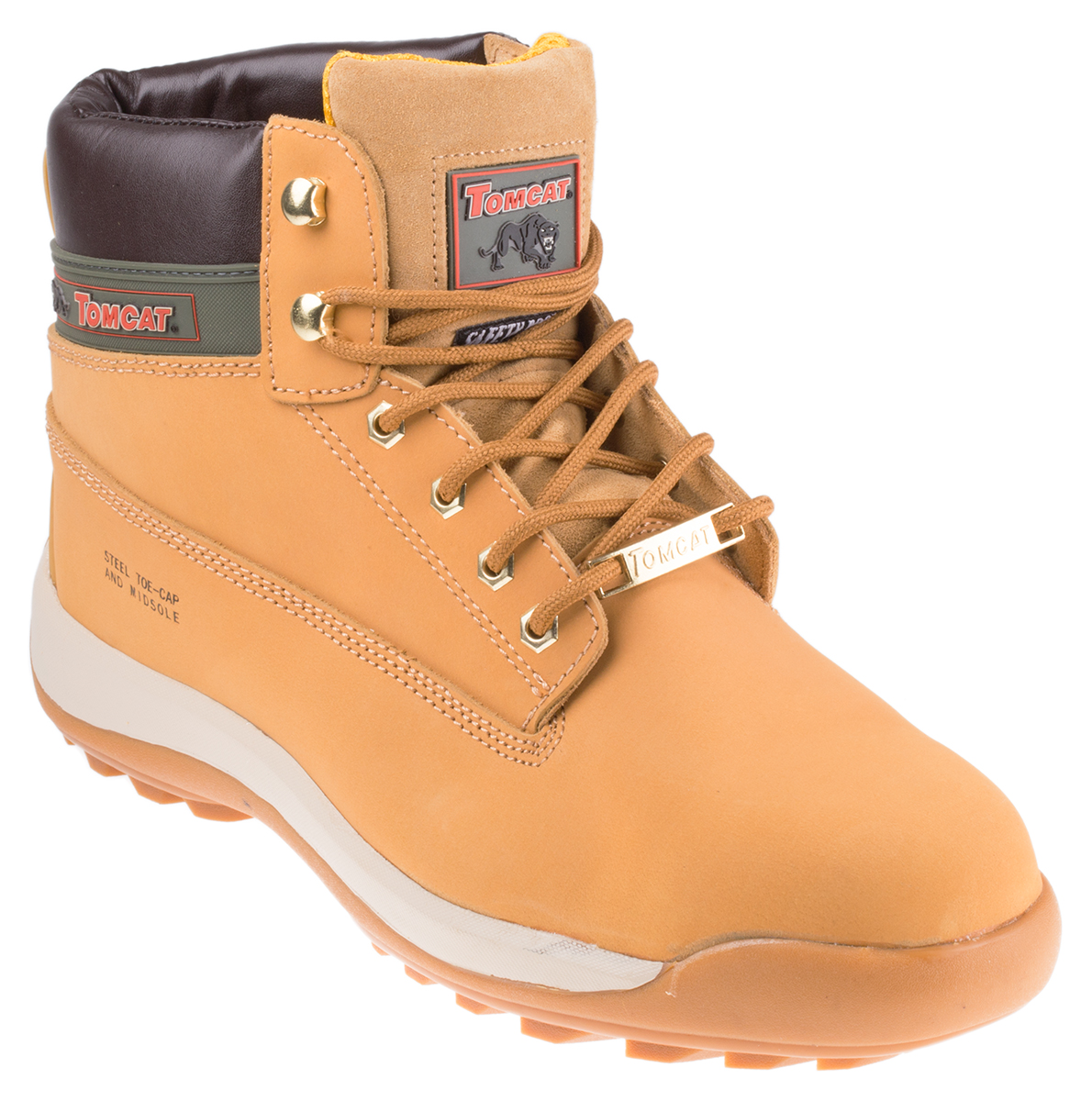 Rockfall Orlando Honey Steel Toe Capped Men's Ankle Safety Boots 12, EU 47 EN ISO 20345:2011