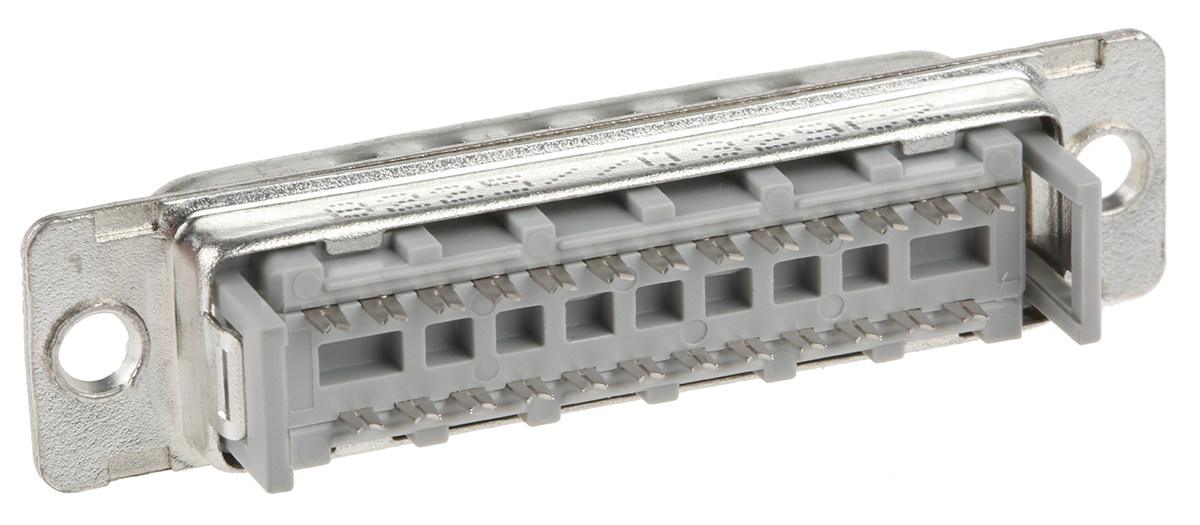 8225-6009 3M 8200 25 Way Right Angle Cable Mount D-sub Connector Plug, 2.76mm Pitch