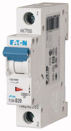 xPole PLSM MCB Mini Circuit Breaker 1P, 20 A, 10 kA, Curve C