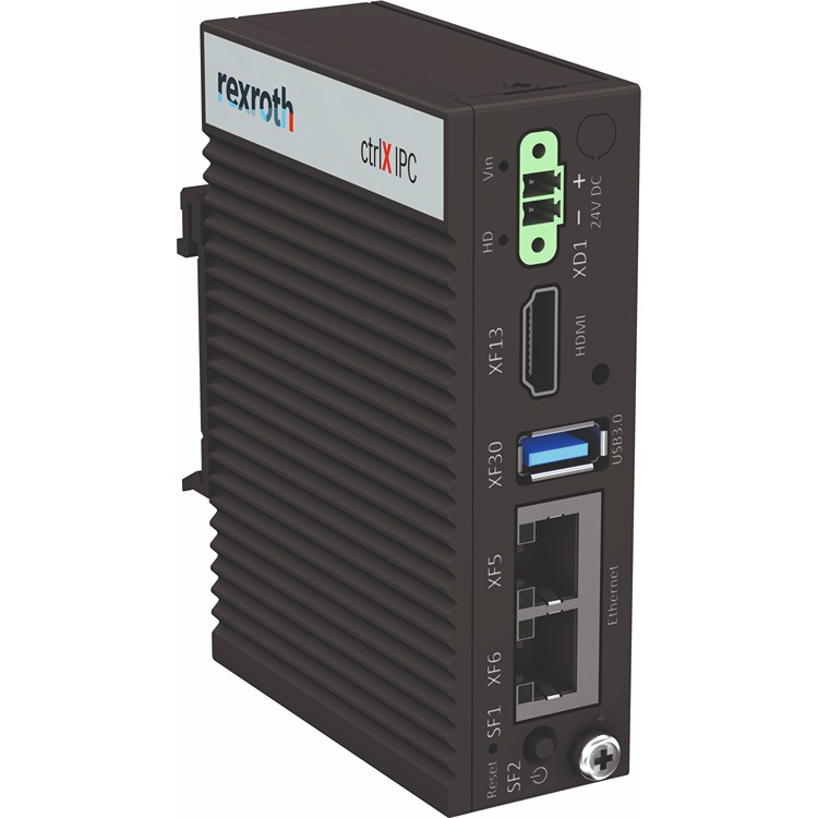 Bosch Rexroth ctrlX IPC – PR21, Industrial Computer, 20W, Intel Atom 1.4 GHz, 4GB, 1 Linux Ubuntu Core 16