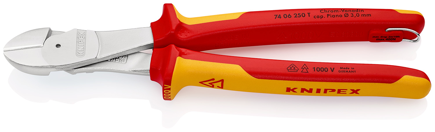 Knipex Knipex VDE/1000V Approved With Bevel Cable Cutter