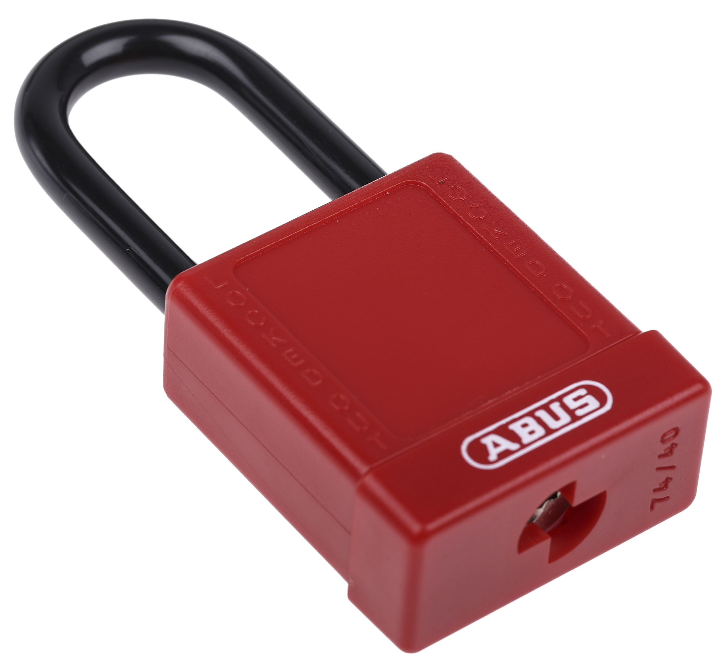 7440-red-kd ABUS Keyed Steel, Aluminium Safety Padlock Weatherproof, 6.5 mm Shackle, 38 mm Body