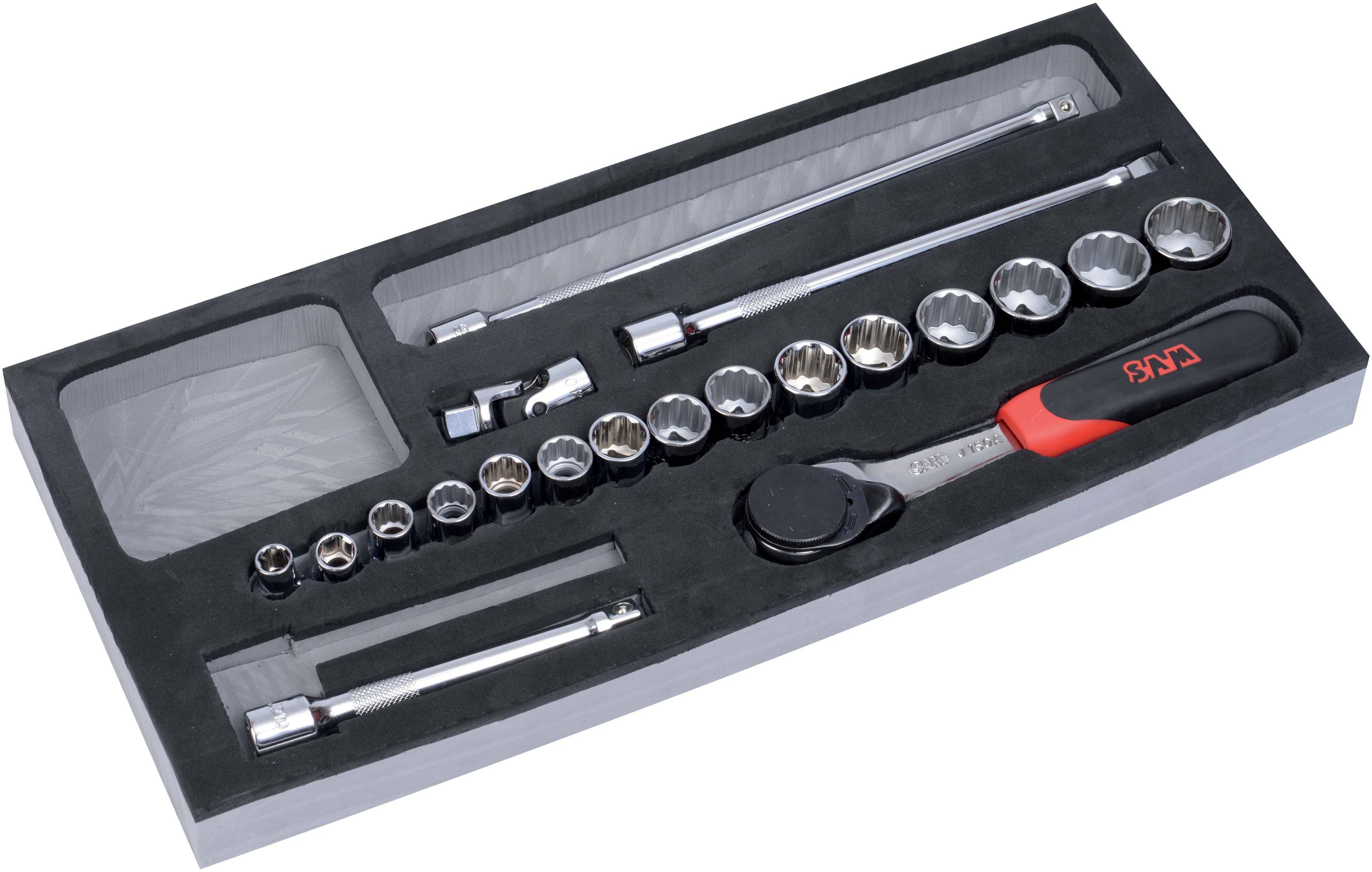 SAM 20-Piece 3/8 in Hexagon Socket Set