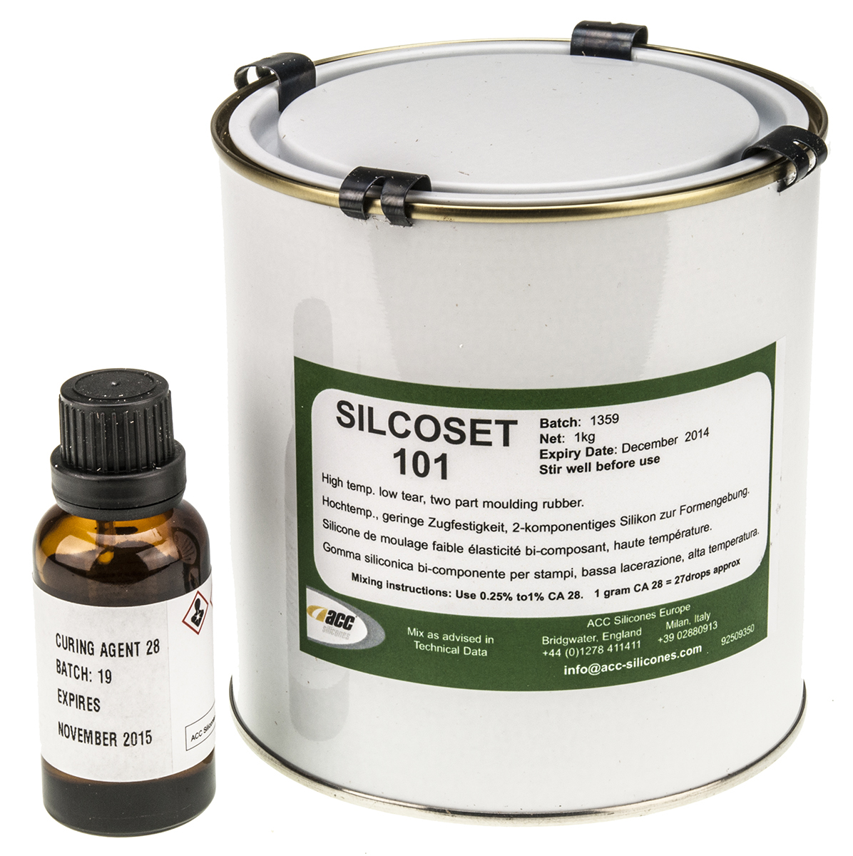Acc Silicones 740010310 Red Potting Compound Silicone 1000 g