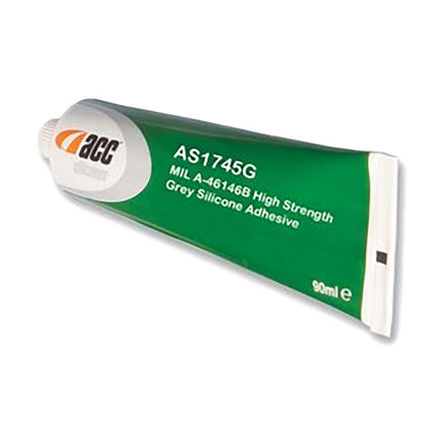 Acc Silicones AS1745G Grey Sealant Paste 310 ml Cartridge