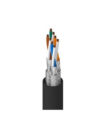 74004pu01305 Belden 74004PU, 305 m Cat7 Ethernet Cable, Shielded, Black Screened Polyurethane Sheath