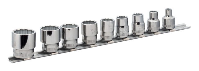 Bahco 9-Piece 3/8 in Square Socket Set