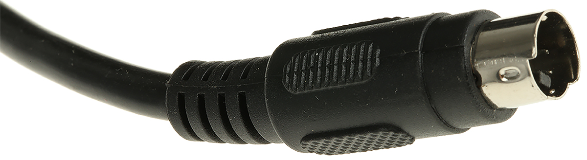 742-4286 RS PRO Male Mini DIN to Male Mini DIN Black DIN Cable 15 m