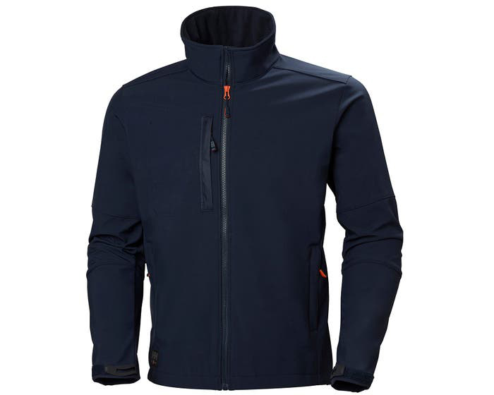 Helly Hansen Kensington Navy, Water Resistant Softshell Jacket, M 1 EA