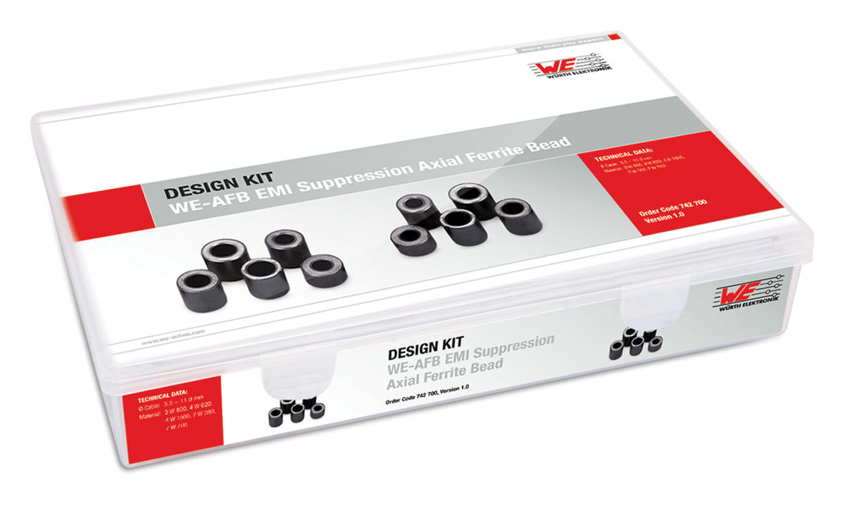 Wurth Elektronik 18 Piece EMI Filter Kit WE-AFB Series