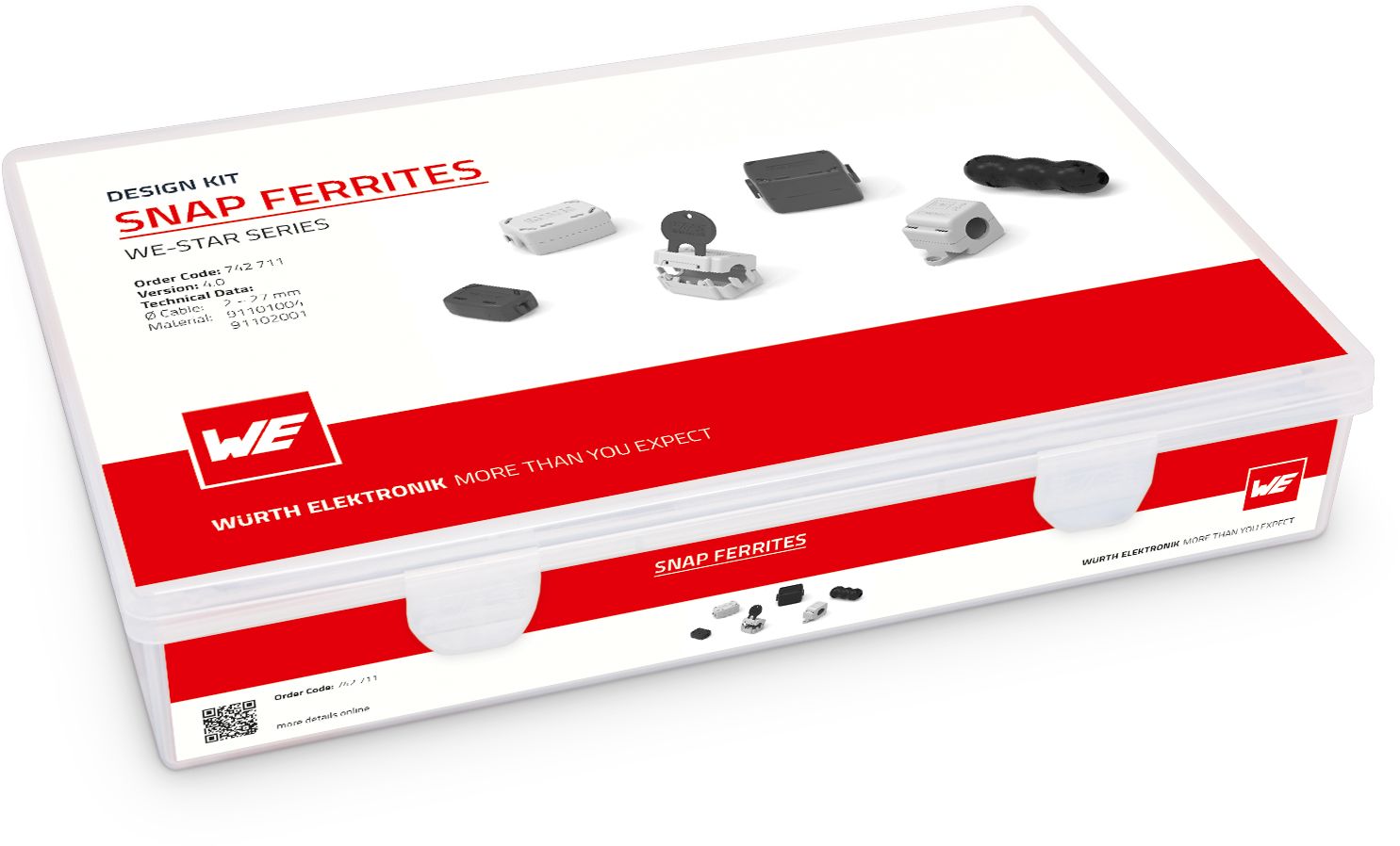 Wurth Elektronik 33 piece Ferrite Kit