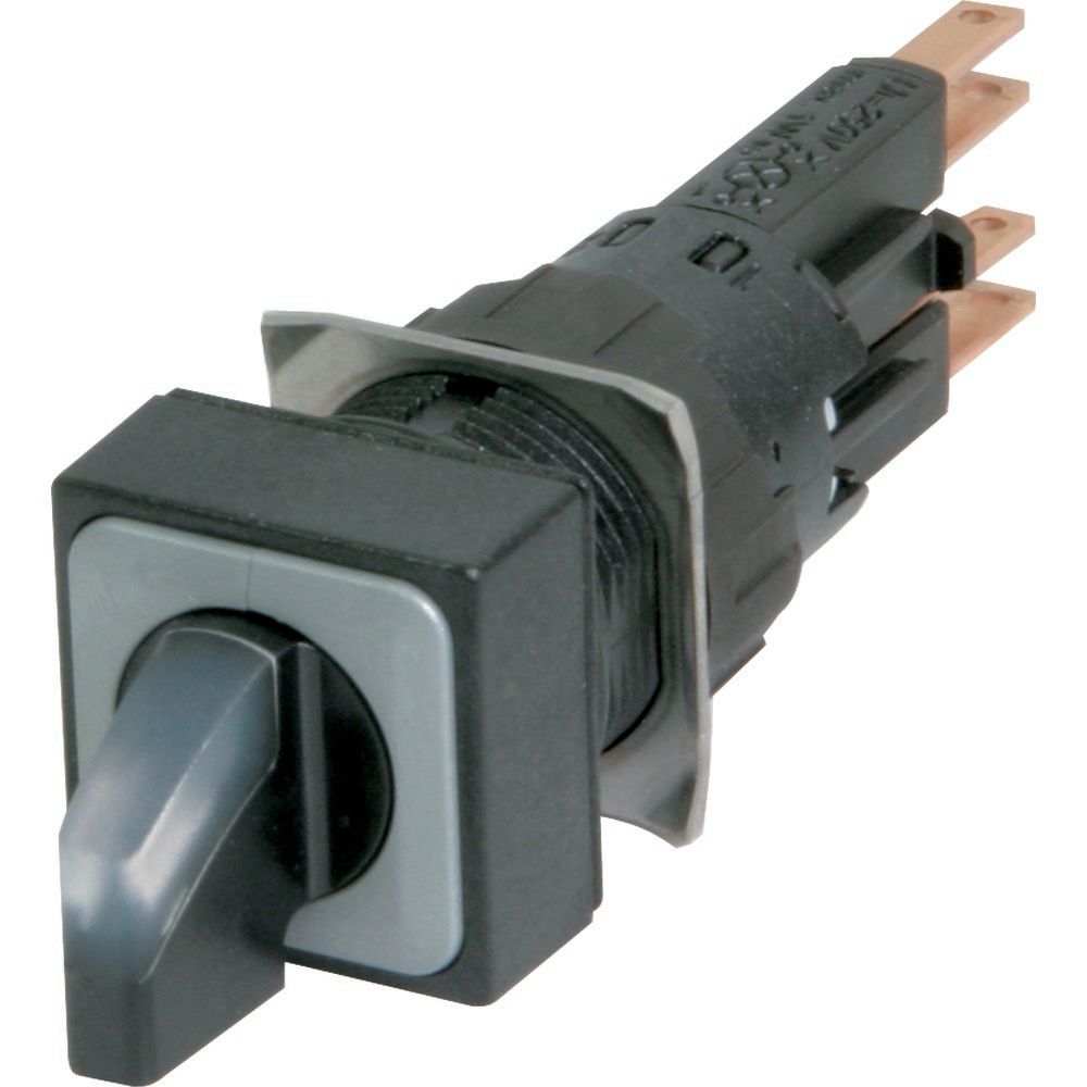 Eaton RMQ16 Series 3 Position Selector Switch Head, 16mm Cutout, Black, White Handle