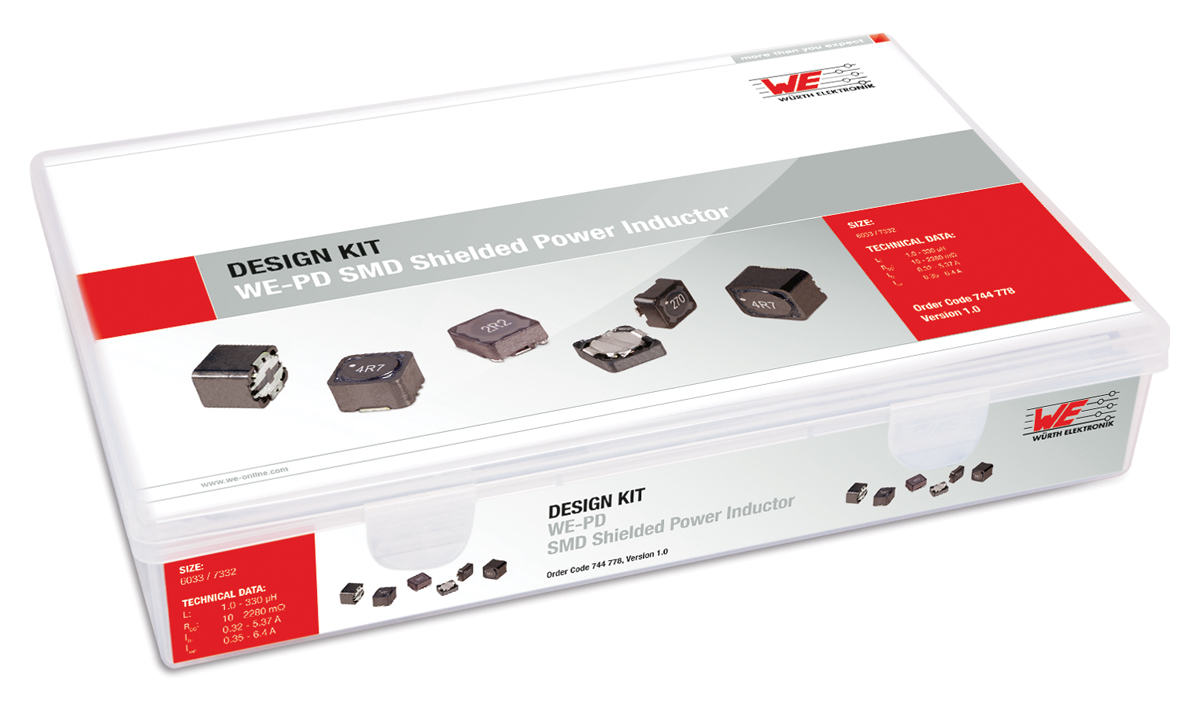 Wurth Elektronik 6033/7332 WE-PD SMD Power Inductor Inductor Kit, 35 pieces