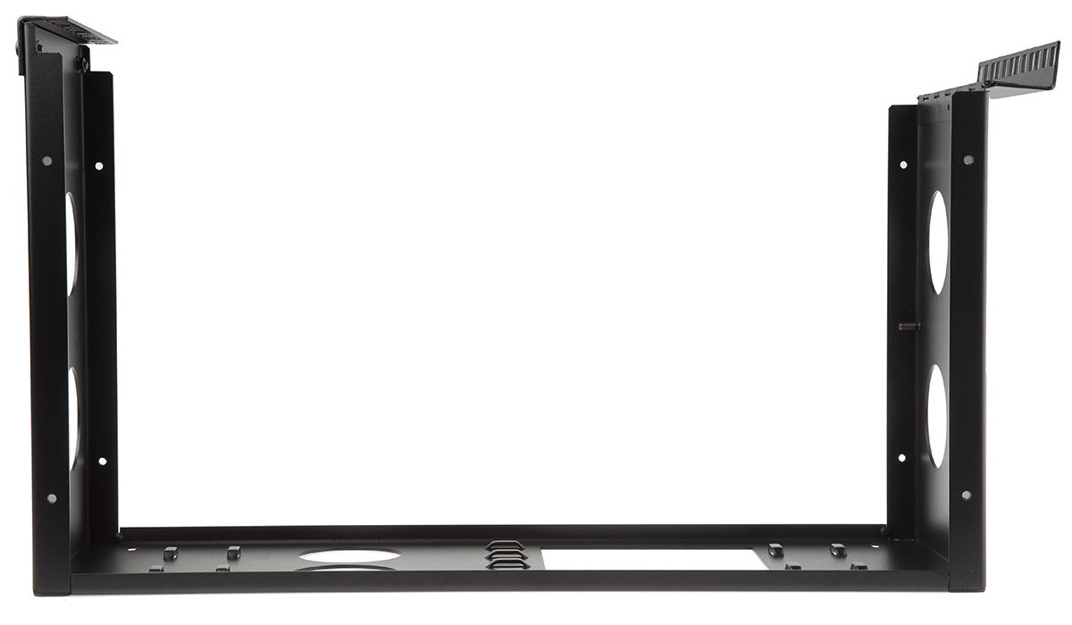 745-0749 RS PRO Black 4 U Steel 19 in Wall Cabinet , with Open Frame Frame, 300 mm, 292 mm Height 502 mm