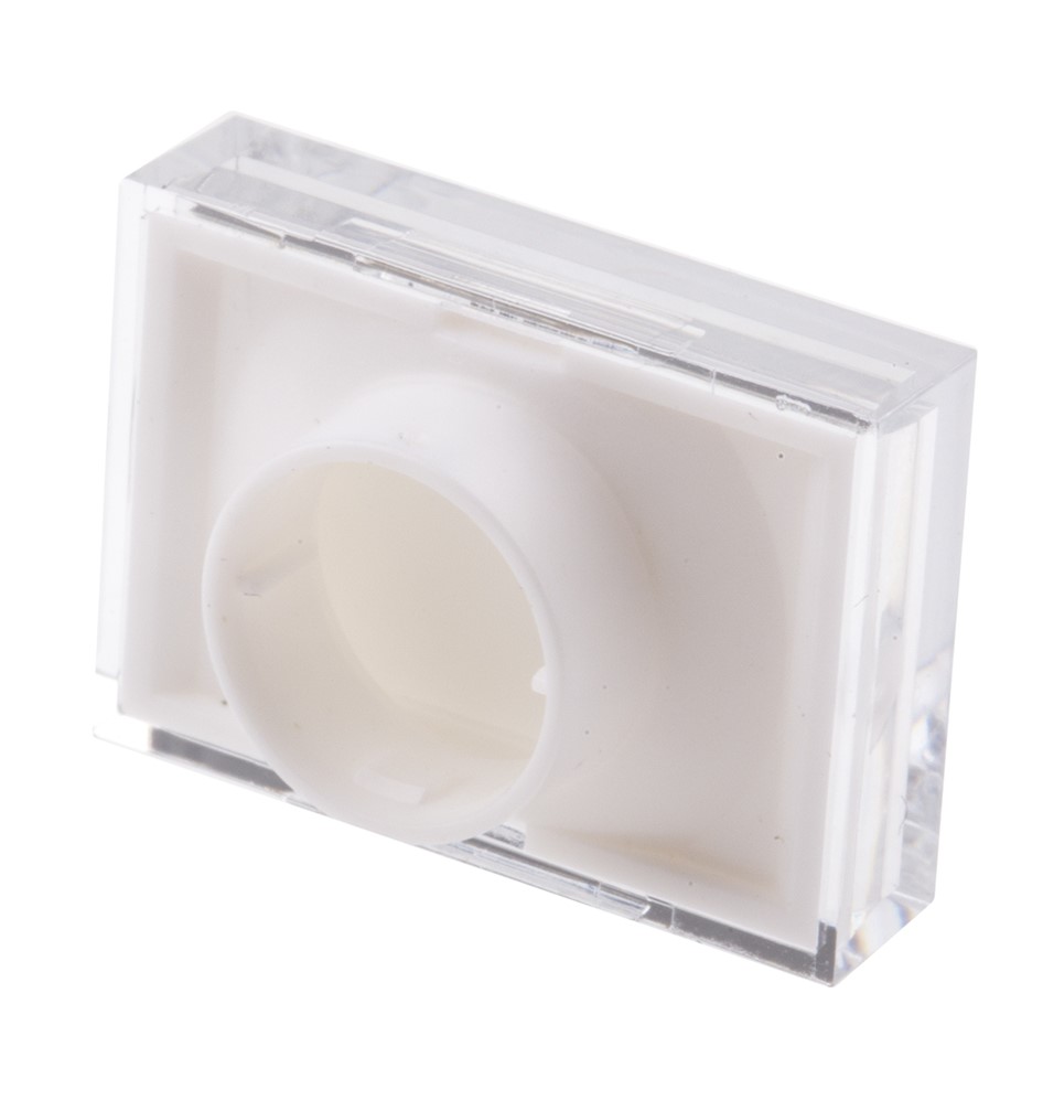 745-2528 RS PRO White Rectangular Push Button Lens for Use with ADA16 Series