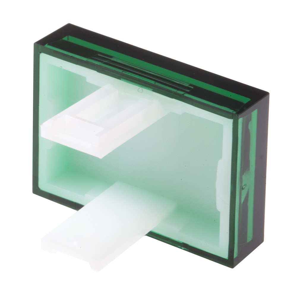 745-2587 RS PRO Green Rectangular Push Button Lens for Use with SD16 Series