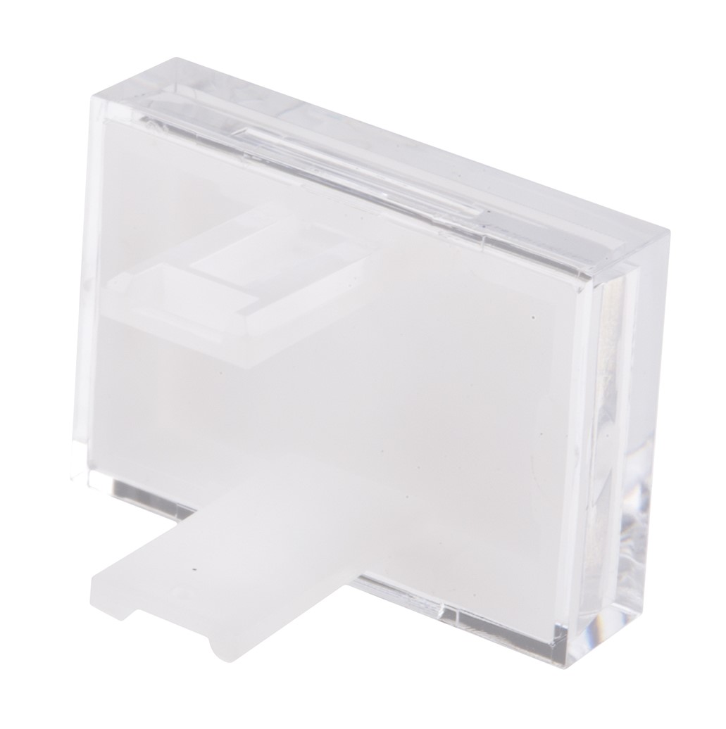 745-2593 RS PRO White Rectangular Push Button Lens for Use with SD16 Series