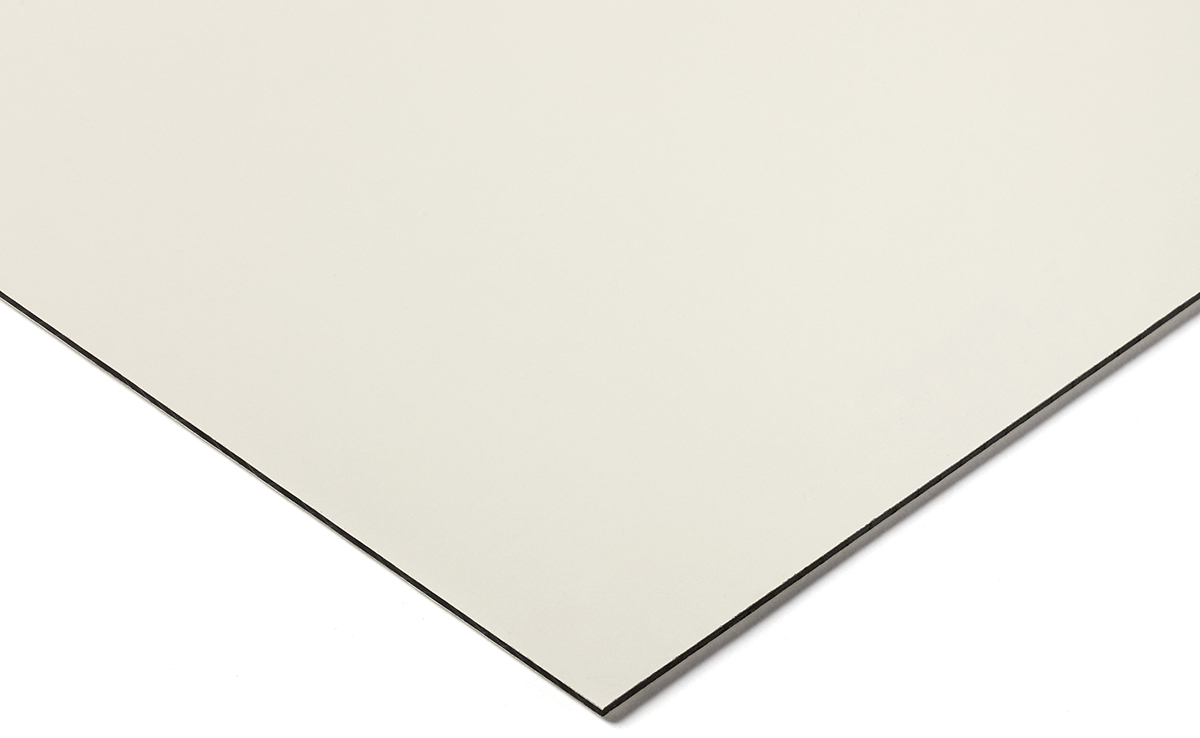 RS PRO Black, White Polycarbonate Plastic Sheet, 1300 mm x 500mm x 3 mm