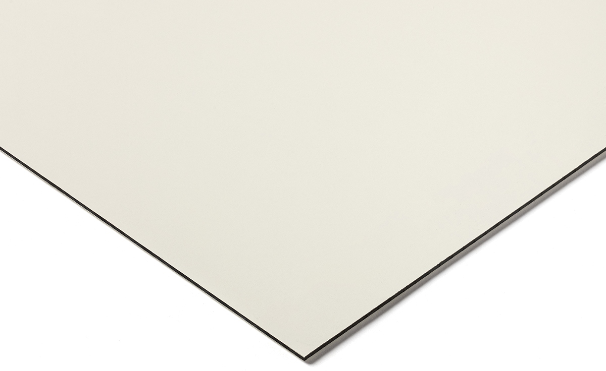 RS PRO Black, White Polycarbonate Plastic Sheet, 1300 mm x 500mm x 1.5 mm