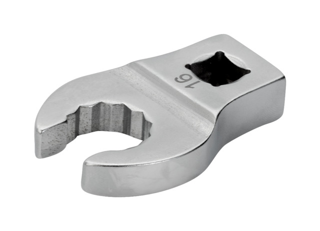 Bahco Crow Foot Crowfoot Wrench, 1/2 in Insert, 3/8 in, Chrome Finish