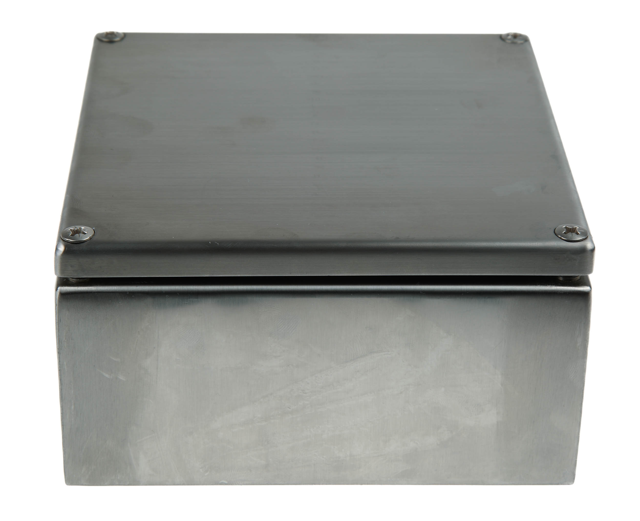 749-1857 RS PRO Unpainted Stainless Steel Terminal Box, IP66, IECEx, 150 mm, 80mm 150 mm
