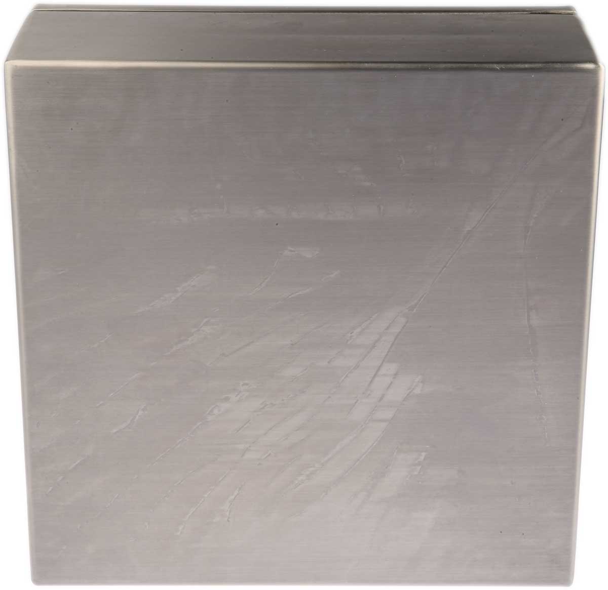 749-1866 RS PRO Unpainted Stainless Steel Terminal Box, IP66, IECEx, 200 mm, 80mm 200 mm