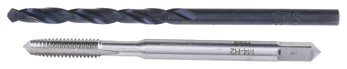 749-5682 RS PRO Tap & Drill Set, M4 Thread, Metric Coarse Standard, Hand Tap