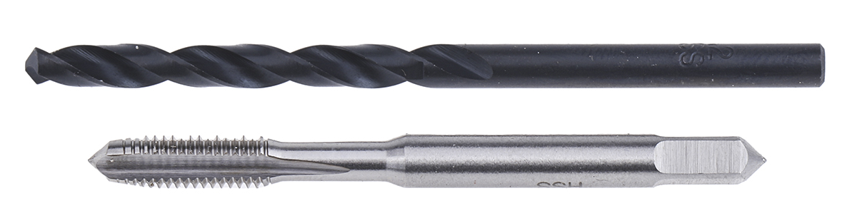 749-5691 RS PRO Tap & Drill Set, M5 Thread, Metric Coarse Standard, Hand Tap