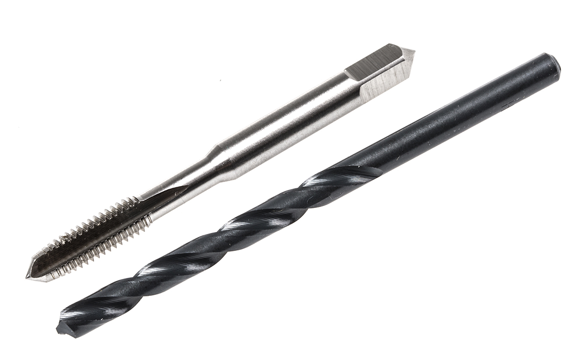 RS PRO Tap & Drill Set, M6 Thread, Metric Coarse Standard, Hand Tap