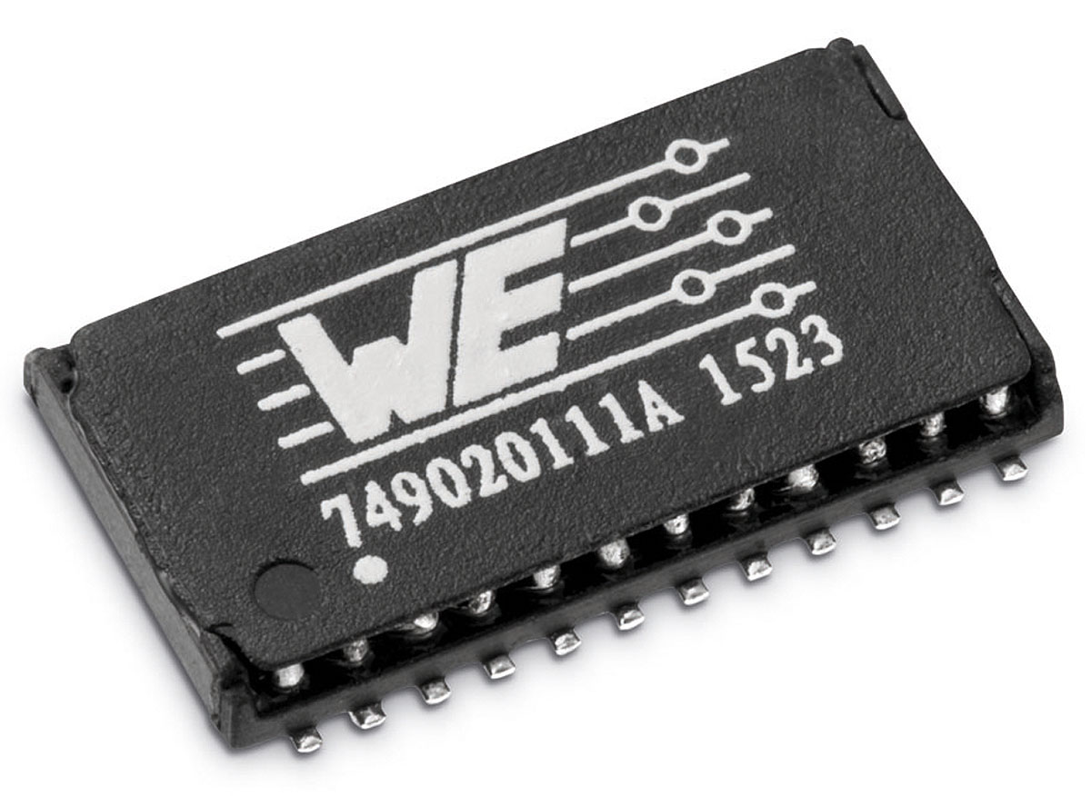 Wurth Elektronik Surface LAN Ethernet Transformer, 85 °C 17.5 mm, -40 °C 14.2mm