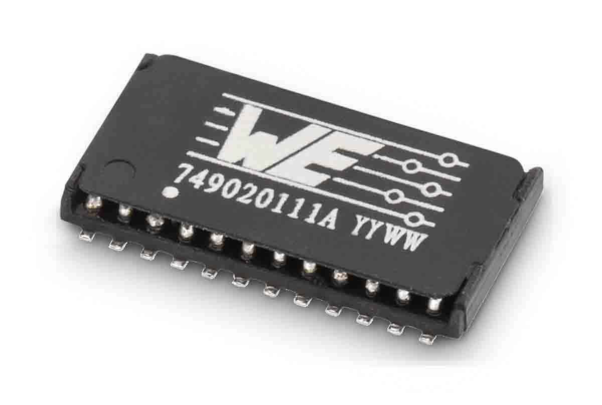 Wurth Elektronik Surface LAN Ethernet Transformer, 85 °C, -40 °C 12.2 mm