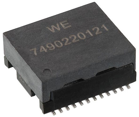 Wurth Elektronik Surface LAN Ethernet Transformer, 85 °C 18.29 mm, -40 °C 14.7mm 7.2 mm