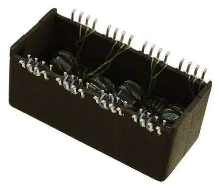Wurth Elektronik Surface LAN Ethernet Transformer, 85 °C 28.57 mm, -40 °C 12.7mm 10.85 mm