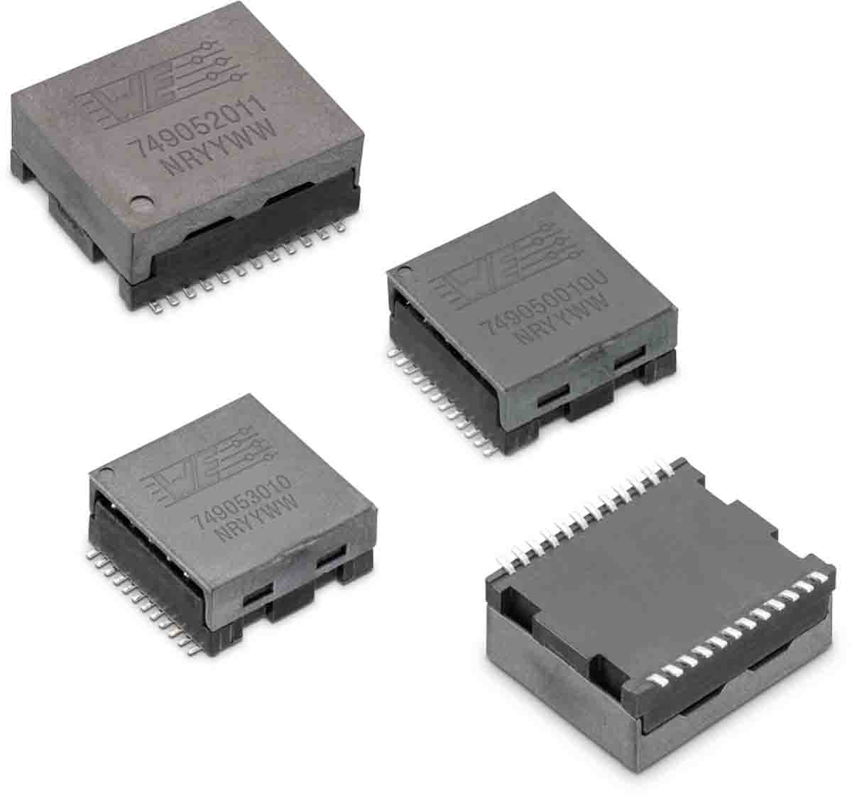 749052051 Wurth Elektronik Surface LAN Ethernet Transformer, 85 °C, -40 °C 8.8 mm