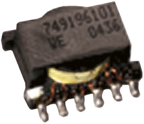 Wurth Elektronik Surface LAN Ethernet Transformer, 125 °C 16.3 mm, -40 °C 7.4mm 16.8 mm