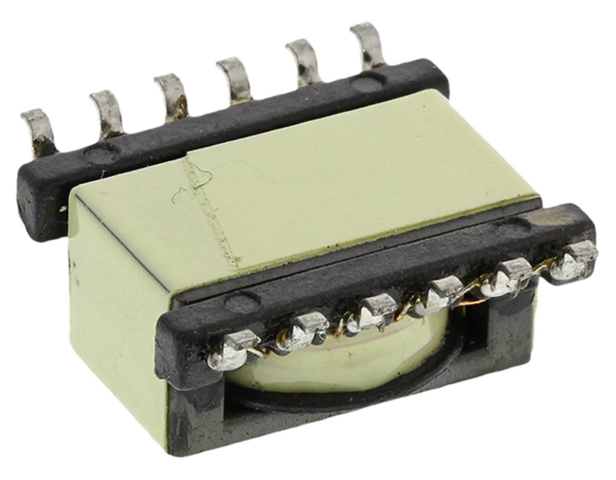 749196101 Wurth Elektronik Surface Pulse Transformer 1:1:1:1:1:1 Turns Ratio, 198.6 μH Prim. Inductance, 344mΩ Prim. Resistance