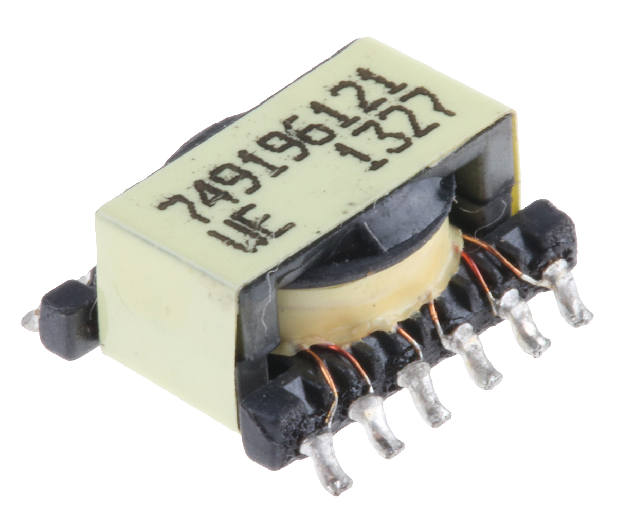 Wurth Elektronik Surface Pulse Transformer 1:1:1:1:1:1 Turns Ratio, 14.7 μH Prim. Inductance, 344mΩ Prim. Resistance